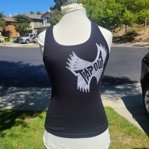 TapouT Ladies' Ribbed Tank w Wings Logo